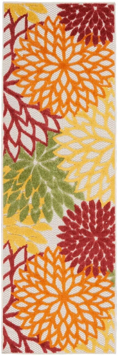 Nourison Aloha ALH05 Red/Multicolor
