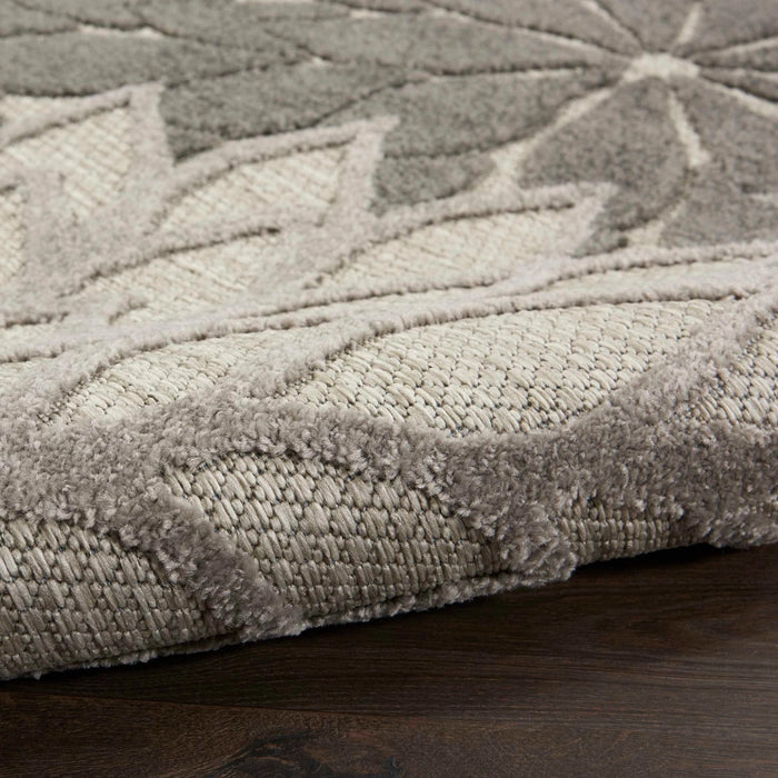 Nourison Aloha ALH05 Silver/Grey