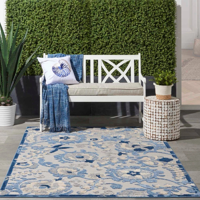 Nourison Aloha ALH17 Blue/Grey