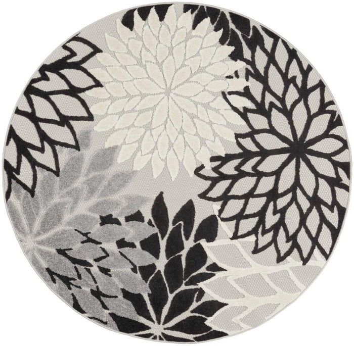 Nourison Aloha ALH05 Black/White
