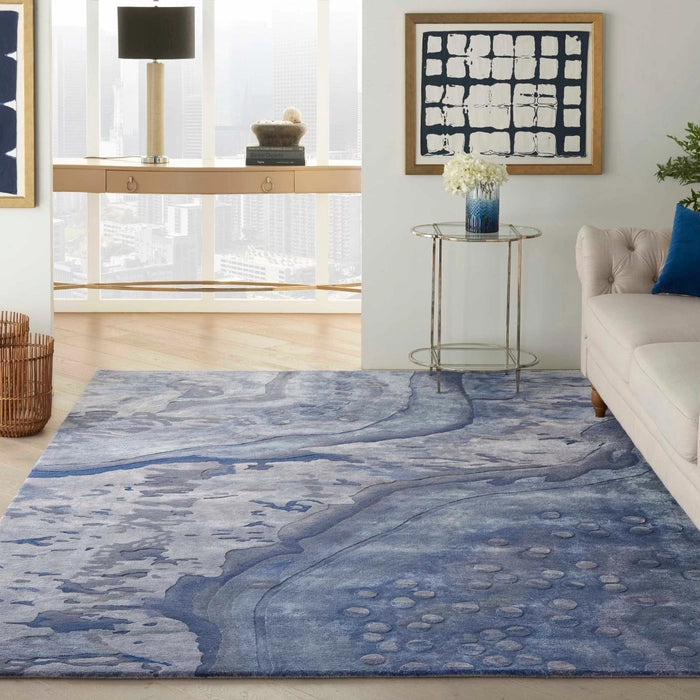 Nourison Prismatic PRS05 Blue