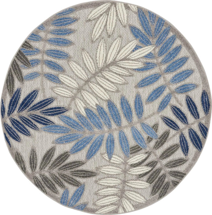 Nourison Aloha ALH18 Grey/Blue