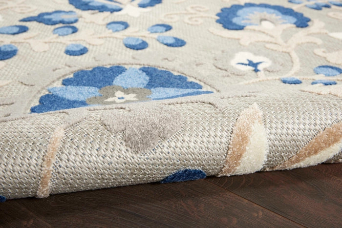 Nourison Aloha ALH17 Natural/Blue