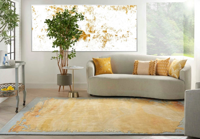 Nourison Prismatic PRS19 Grey/Gold