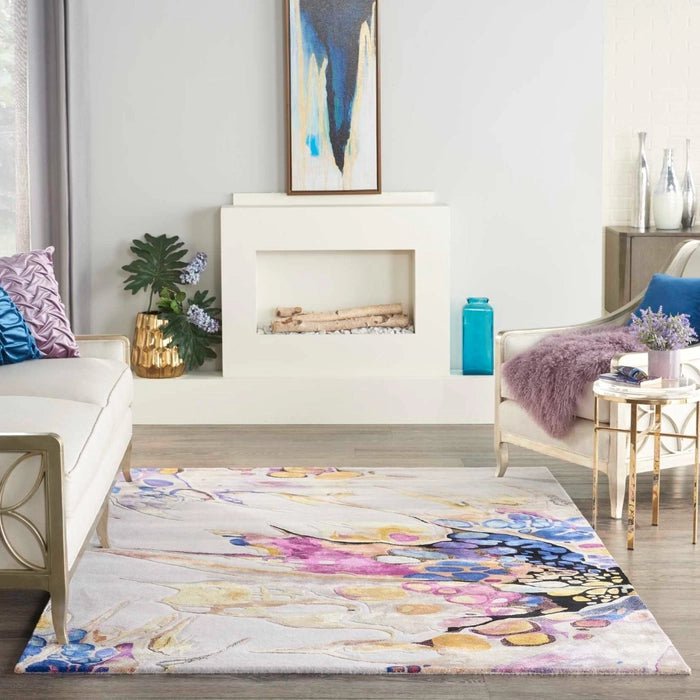 Nourison Prismatic PRS20 Grey Lilac/Multicolor