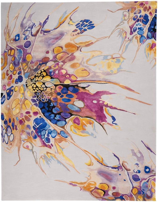 Nourison Prismatic PRS20 Grey Lilac/Multicolor