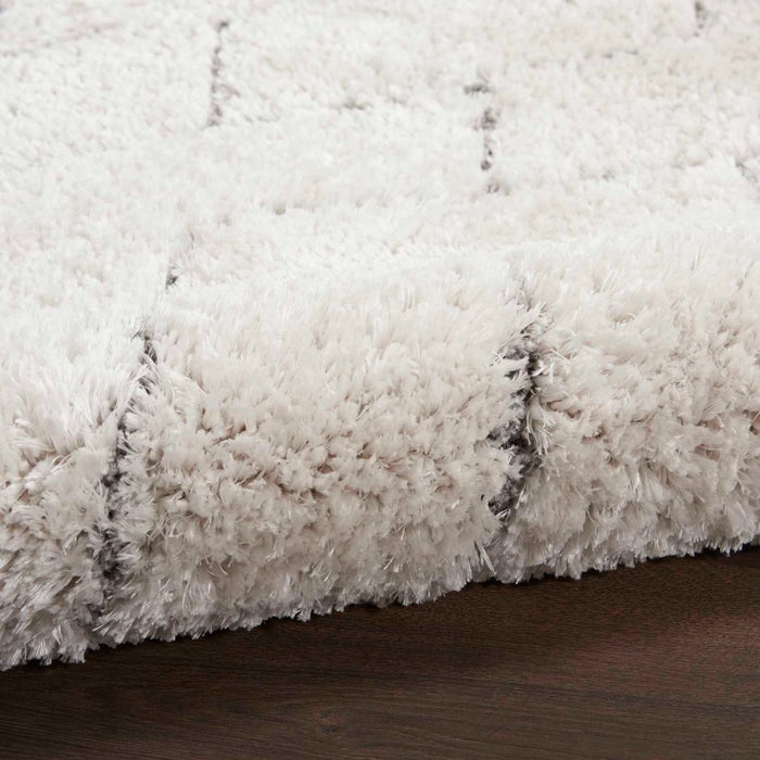 Nourison Dreamy Shag DRS03 Ivory/Grey