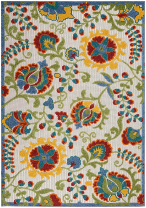 Nourison Aloha ALH17 Ivory/Multicolor