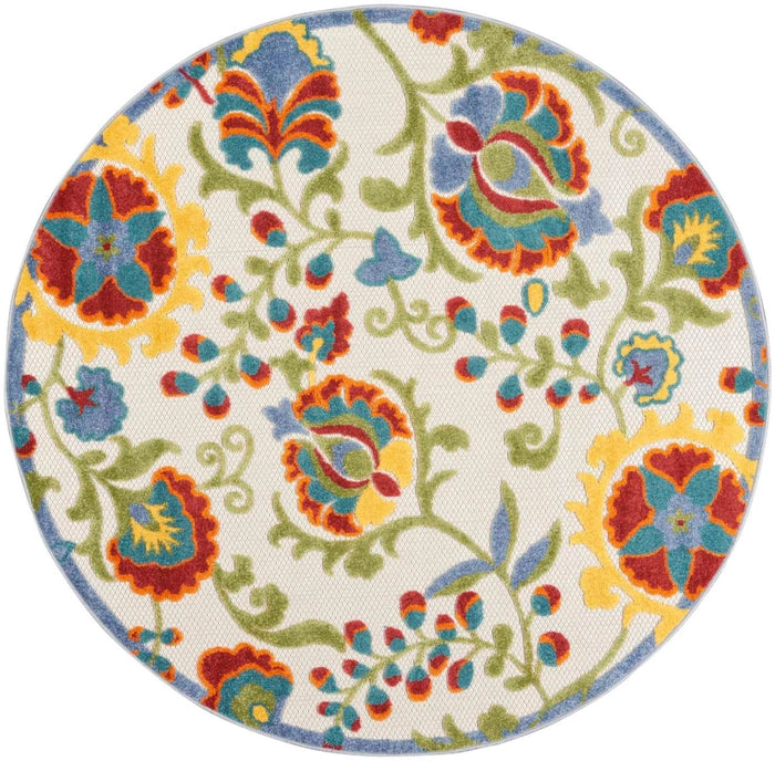 Nourison Aloha ALH17 Ivory/Multicolor