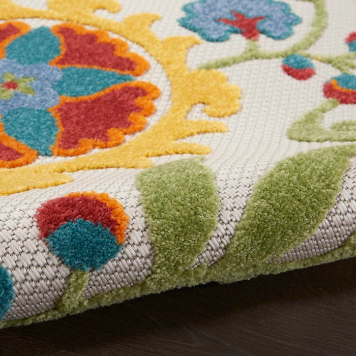 Nourison Aloha ALH17 Ivory/Multicolor