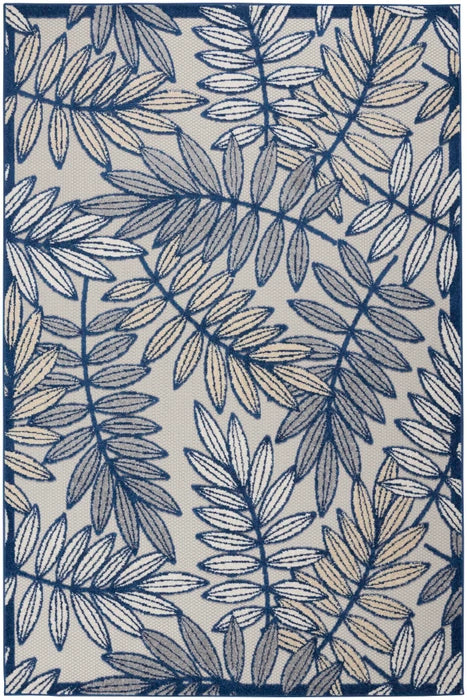 Nourison Aloha ALH18 Ivory/Navy