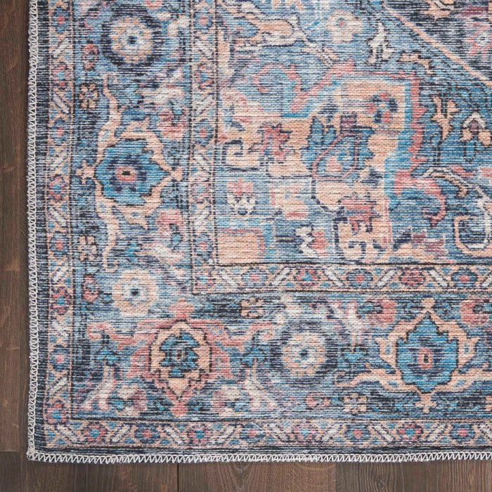 Nicole Curtis Nc Series 1 Light Blue/Multicolor