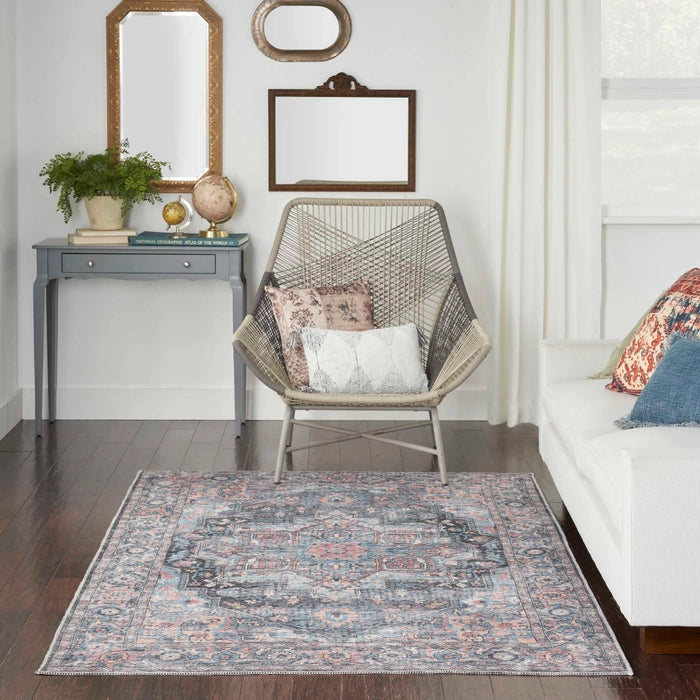 Nicole Curtis Nc Series 1 Light Blue/Multicolor