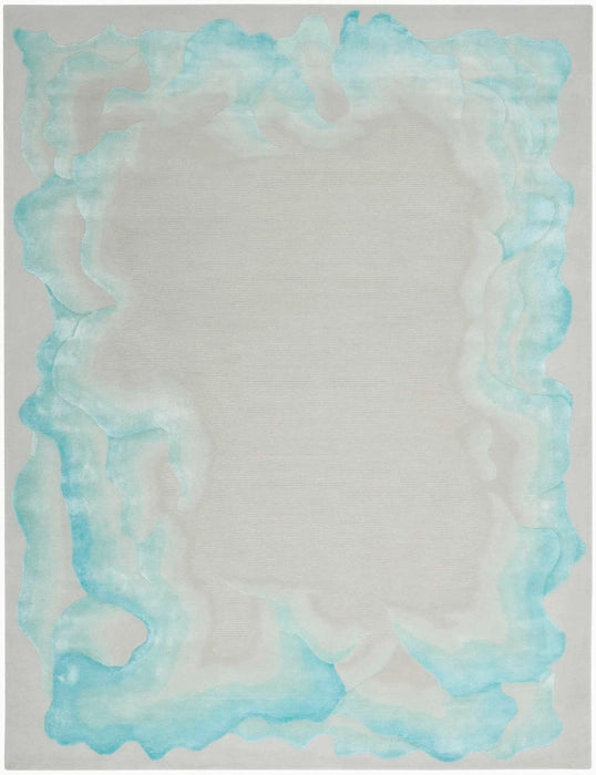 Nourison Prismatic PRS22 Sea Mist Blue