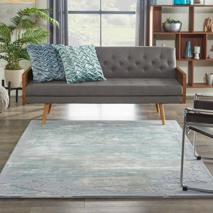 Nourison Prismatic PRS19 Seafoam/Silver