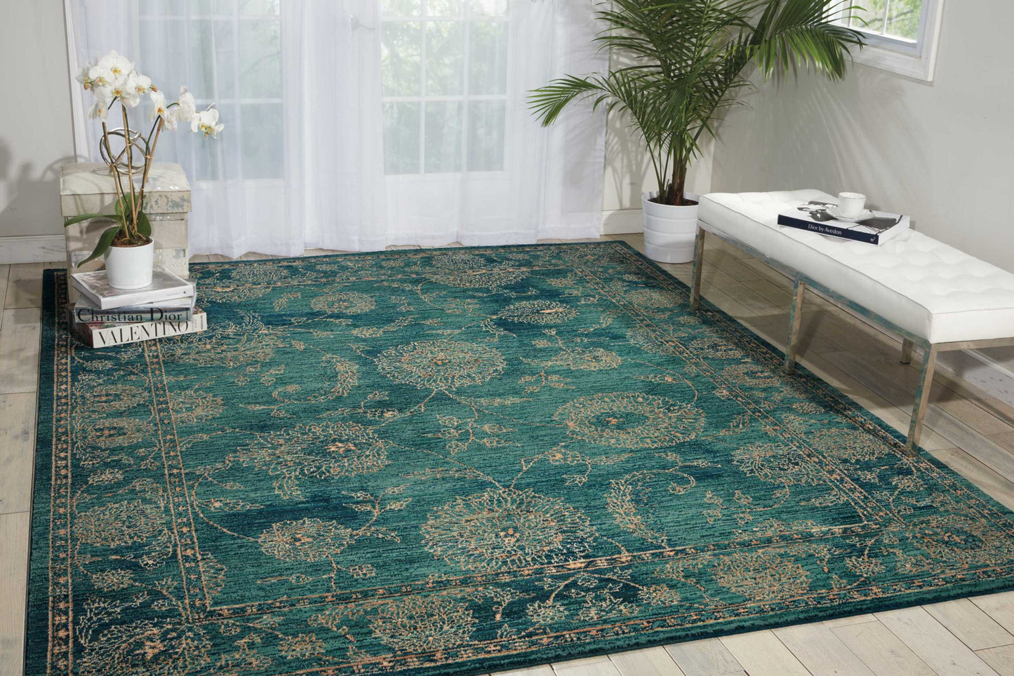Nourison 2020 NR202 Teal