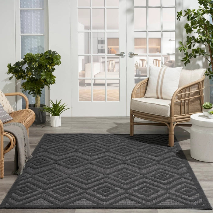 Nourison Versatile NRV01 Charcoal/Black