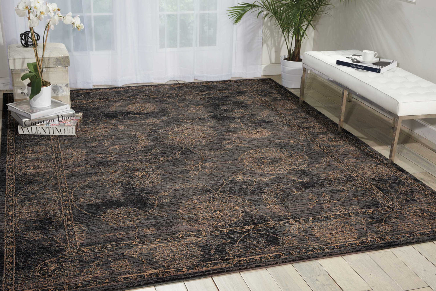 Nourison 2020 NR202 Charcoal