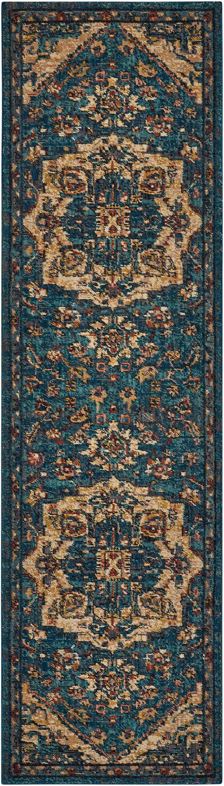 Nourison 2020 NR206 Teal