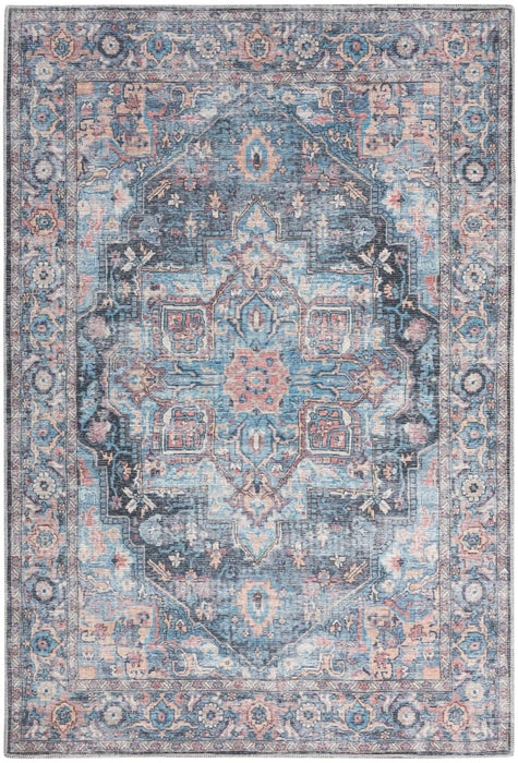 Nicole Curtis Nc Series 1 Light Blue/Multicolor