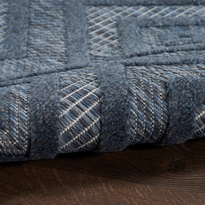 Nourison Versatile NRV01 Navy Blue
