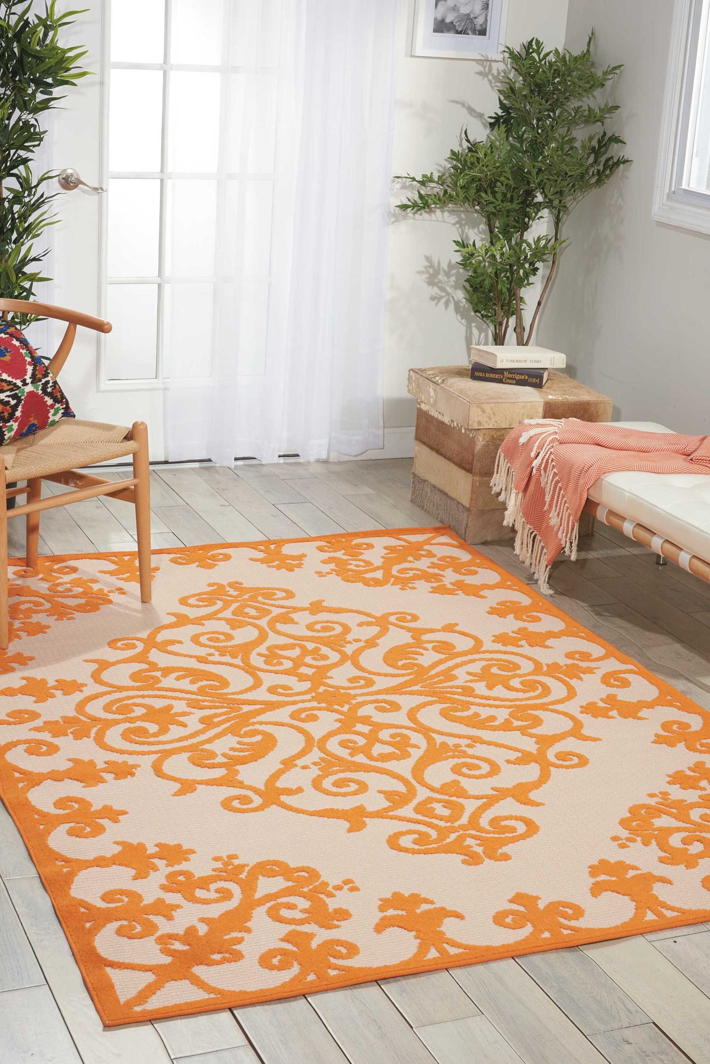 Nourison Aloha ALH12 Orange