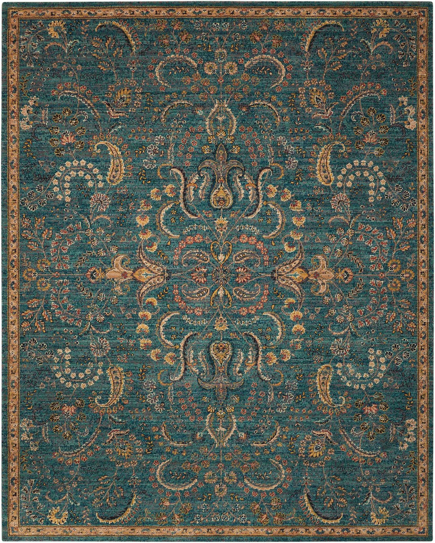 Nourison 2020 NR204 Teal