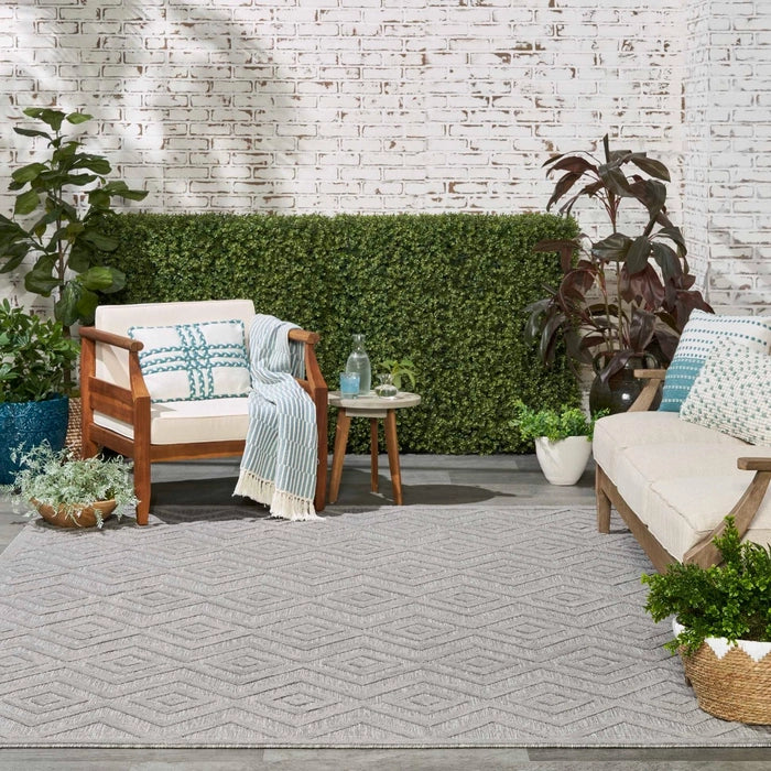 Nourison Versatile NRV01 Silver Grey