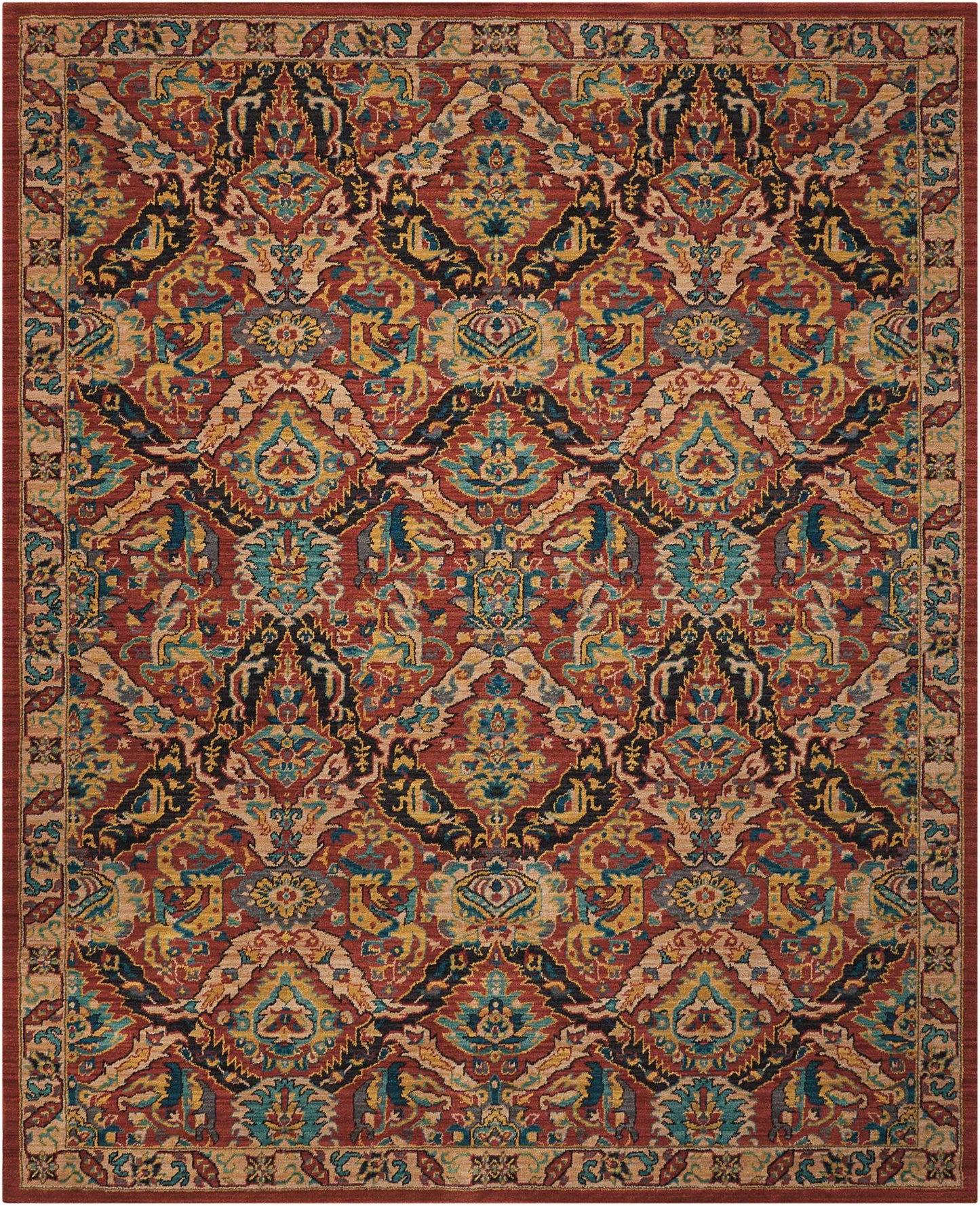 Nourison 2020 NR205 Terracotta