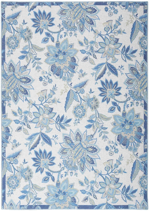 Waverly Washables WAW01 Ivory/Blue