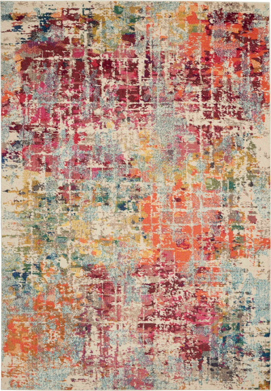 Nourison Celestial CES13 Pink/Multicolor